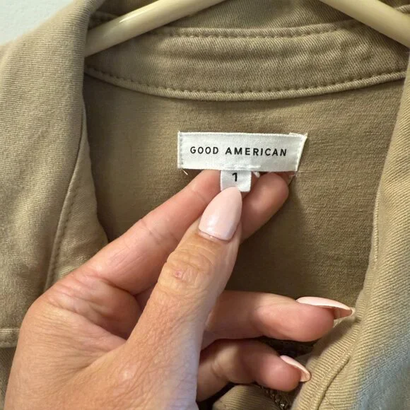 Good American Fit For Success Jumpsuit Khaki - Picture 7 of 7
